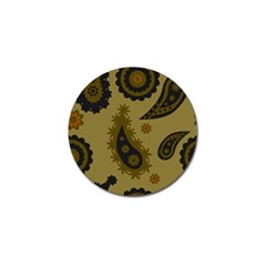 Floral Pattern Paisley Style Paisley Print  Doodle Background Golf Ball Marker by Eskimos