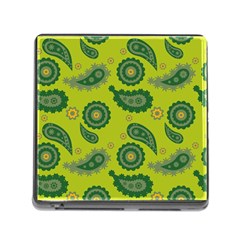 Floral Pattern Paisley Style Paisley Print  Doodle Background Memory Card Reader (square 5 Slot) by Eskimos