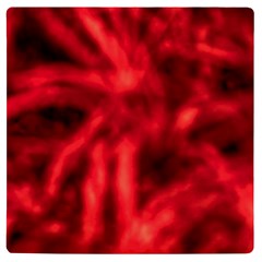 Cadmium Red Abstract Stars Uv Print Square Tile Coaster  by DimitriosArt