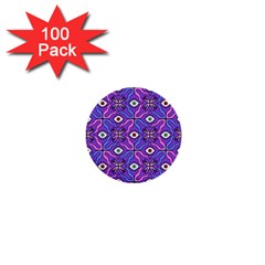 Abstract Illustration With Eyes 1  Mini Buttons (100 Pack)  by SychEva