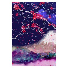 Cherry Blossoms Fuji Window Curtain (small 72 ) by flowerland