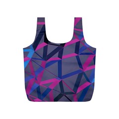 3d Lovely Geo Lines Full Print Recycle Bag (s) by Uniqued