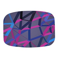 3d Lovely Geo Lines Mini Square Pill Box by Uniqued