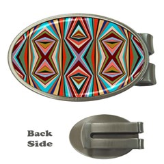 Digital Illusion Money Clips (oval)  by Sparkle