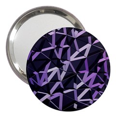 3d Lovely Geo Lines Vi 3  Handbag Mirrors by Uniqued