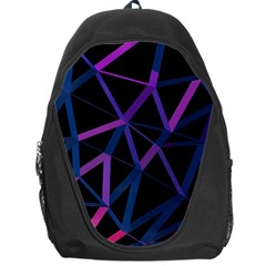 3d Lovely Geo Lines  V Backpack Bag by Uniqued