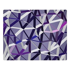 3d Lovely Geo Lines Ix Double Sided Flano Blanket (large) 