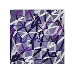 3d Lovely Geo Lines Ix Small Satin Scarf (square)