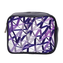 3d Lovely Geo Lines X Mini Toiletries Bag (two Sides) by Uniqued