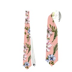 Flower Peach Blossom Necktie (two Sided)