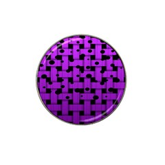 Weaved Bubbles At Strings, Purple, Violet Color Hat Clip Ball Marker by Casemiro