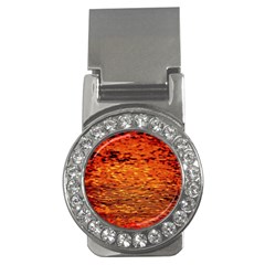 Red Waves Flow Series 1 Money Clips (cz)  by DimitriosArt