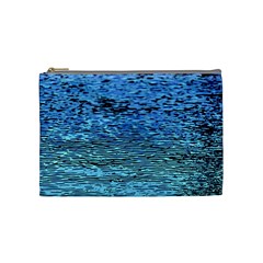 Blue Waves Flow Series 2 Cosmetic Bag (medium) by DimitriosArt