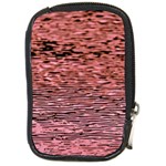 Pink  Waves Flow Series 2 Compact Camera Leather Case Front