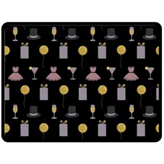 Shiny New Year Things Double Sided Fleece Blanket (large)  by SychEva