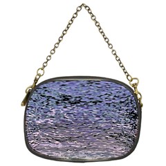 Silver Waves Flow Series 2 Chain Purse (two Sides) by DimitriosArt