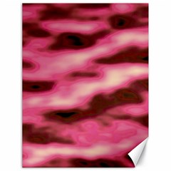 Pink  Waves Flow Series 6 Canvas 18  X 24  by DimitriosArt