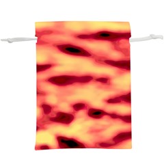 Red Waves Flow Series 4  Lightweight Drawstring Pouch (xl) by DimitriosArt