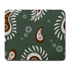 Floral Pattern Paisley Style Paisley Print  Doodle Background Large Mousepads by Eskimos