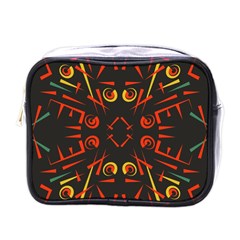 Abstract Pattern Geometric Backgrounds   Mini Toiletries Bag (one Side) by Eskimos