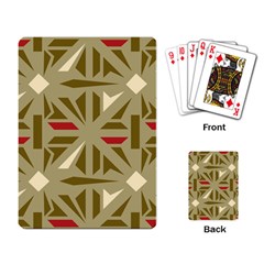 Abstract Pattern Geometric Backgrounds   Playing Cards Single Design (rectangle) by Eskimos