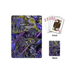 Deconstructed Green Playing Cards Single Design (mini) by MRNStudios