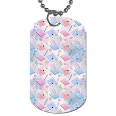 Notepads Pens And Pencils Dog Tag (one Side) by SychEva