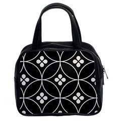 Black And White Pattern Classic Handbag (two Sides) by Valentinaart