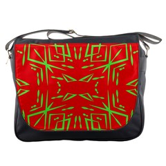 Abstract Pattern Geometric Backgrounds   Messenger Bag by Eskimos