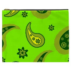 Floral Pattern Paisley Style Paisley Print  Doodle Background Cosmetic Bag (xxxl) by Eskimos