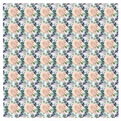 Flowers Pattern Wooden Puzzle Square by Sparkle