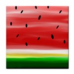 Painted watermelon pattern, fruit themed apparel Face Towel