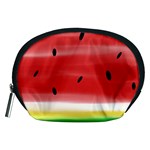 Painted watermelon pattern, fruit themed apparel Accessory Pouch (Medium)