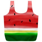 Painted watermelon pattern, fruit themed apparel Full Print Recycle Bag (XXXL)