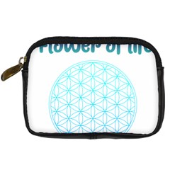 Flower Of Life  Digital Camera Leather Case by tony4urban