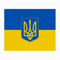 Flag Of Ukraine Coat Of Arms Small Glasses Cloth by abbeyz71