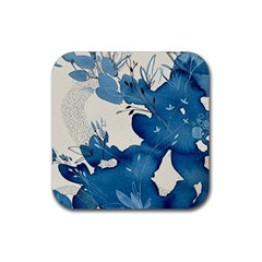Floral Rubber Coaster (square) by Sparkle