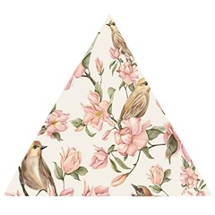 Floral Wooden Puzzle Triangle by Sparkle