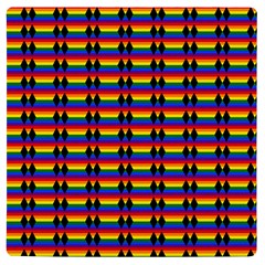 Double Black Diamond Pride Bar Uv Print Square Tile Coaster  by WetdryvacsLair