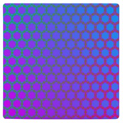 Hex Circle Points Vaporwave One Uv Print Square Tile Coaster  by WetdryvacsLair