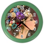 Garden Princess Color Wall Clock