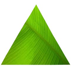 Banana Leaf Wooden Puzzle Triangle by artworkshop