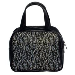 Creepy Head Motif Pattern Classic Handbag (two Sides) by dflcprintsclothing
