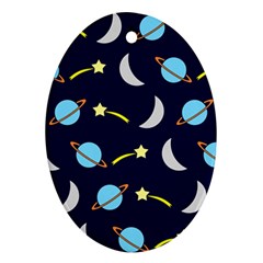 Space-pattern-colour Ornament (oval)