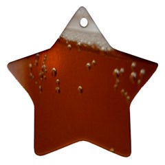 Bubble Beer Star Ornament (two Sides) by artworkshop