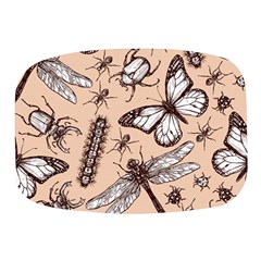 Vintage-drawn-insect-seamless-pattern Mini Square Pill Box by Jancukart