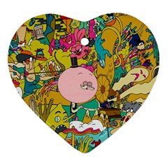 Cartoon Wallpapers Ornament (heart) by Jancukart