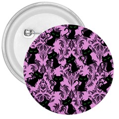 Pink Cats 3  Buttons by InPlainSightStyle