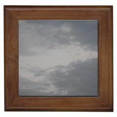 Storm Clouds Collection Framed Tile by HoneySuckleDesign