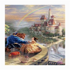 Beauty And The Beast Castle Medium Glasses Cloth (2 Sides) by artworkshop